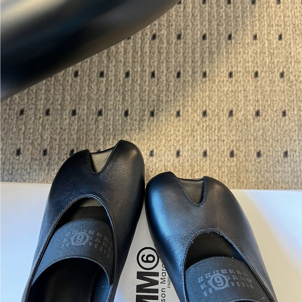 Maison Martin Margiela Black Tabi Slingback Mules - Picture 2 of 8